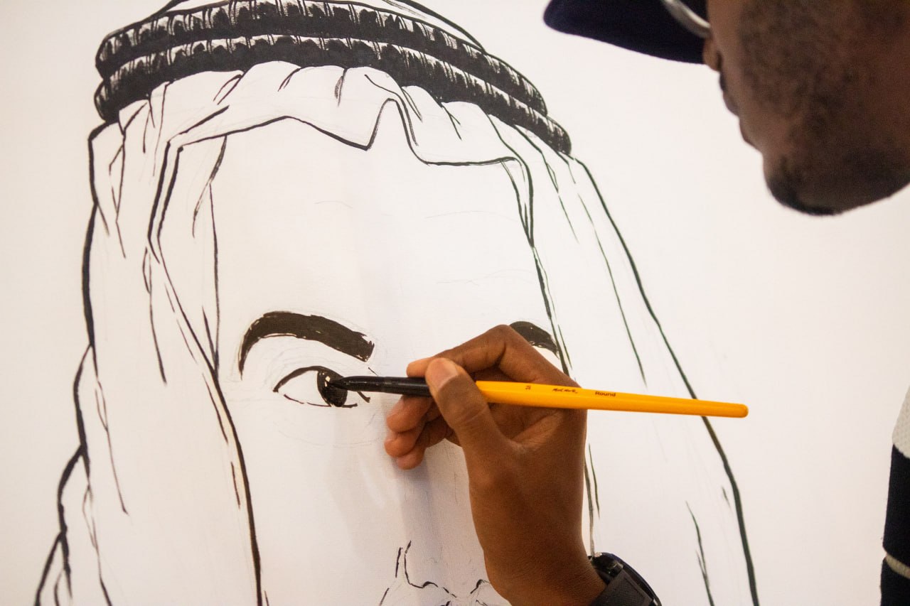 فعاليّة الرسم الحيّ في مجمّع مردف أفنيو التجاري